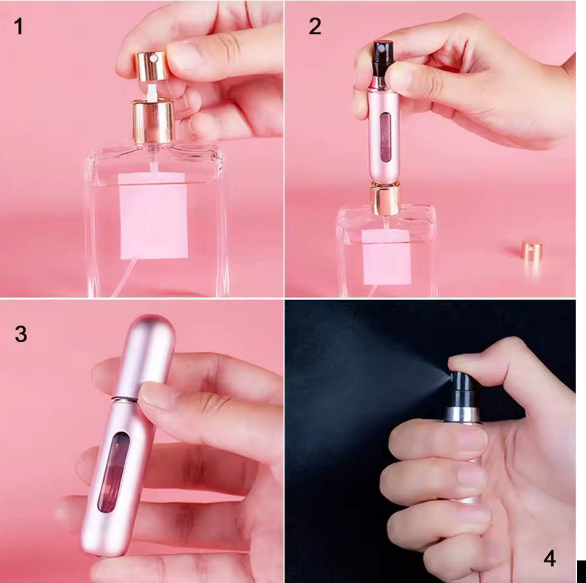 Elegant Refillable Perfume Atomiser Your Fragrance, Anytime, Anywhere