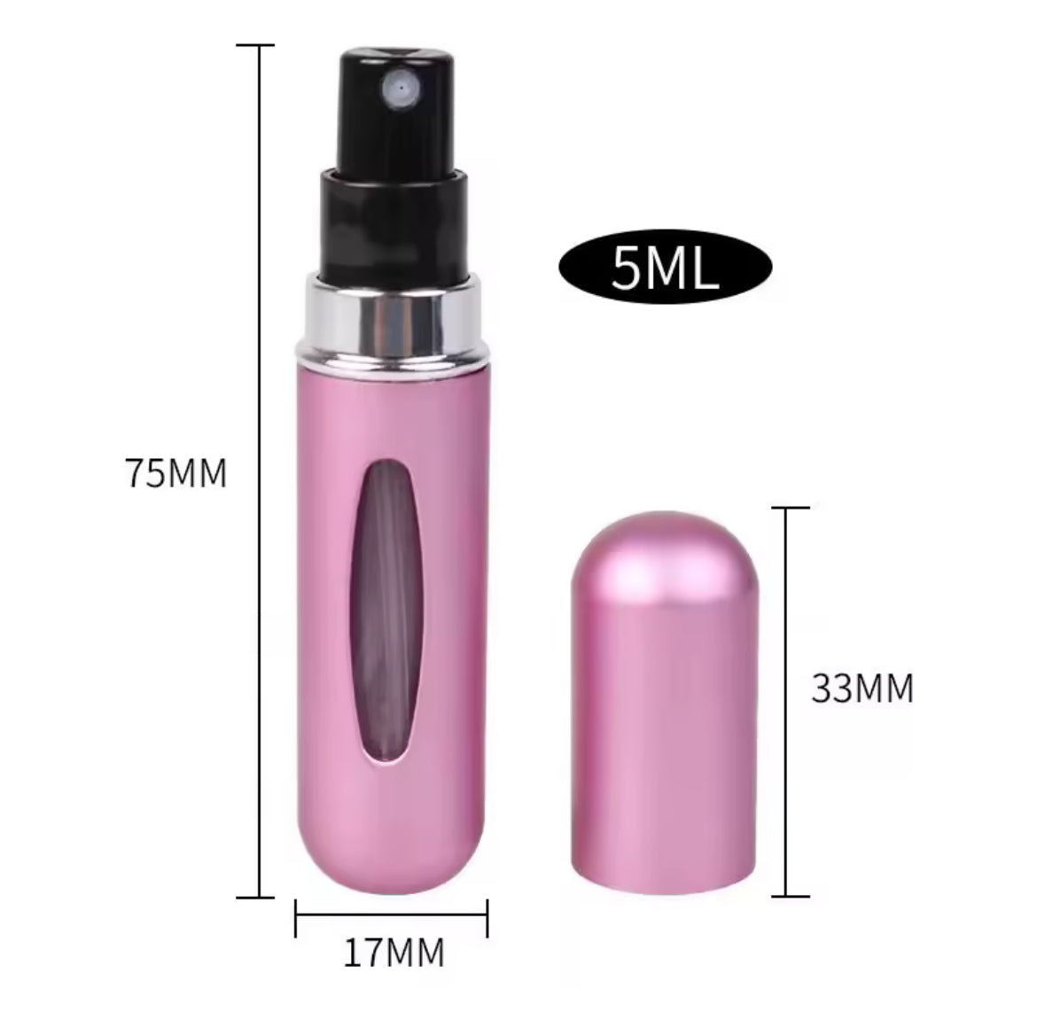 Elegant Refillable Perfume Atomiser Your Fragrance, Anytime, Anywhere